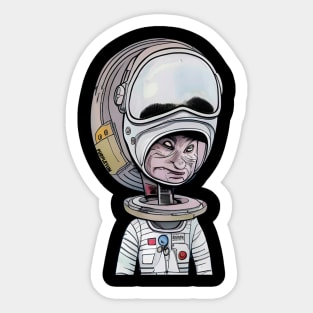 Alien Astronaut Sticker